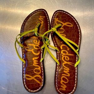 Sam Edelman Gerianne Sandals 6.5 in Limelight